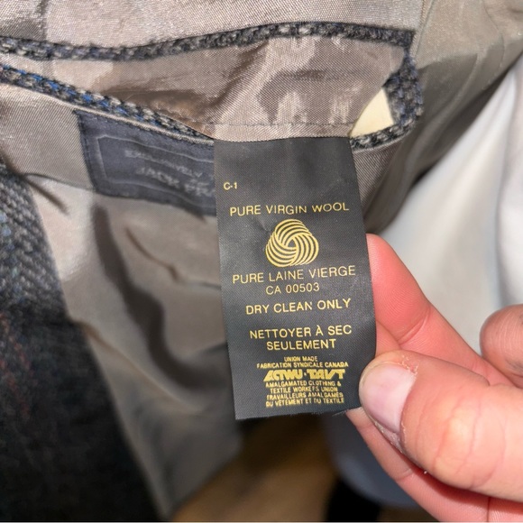 Vintage wool men's blazer - Picture 7 of 7